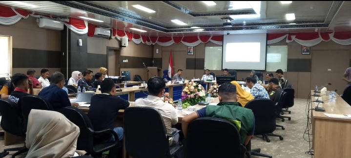 KPU Kampar Gelar Rakor Terkait Persiapan Tahapan dan Dana Kampanye Pilkada 2024