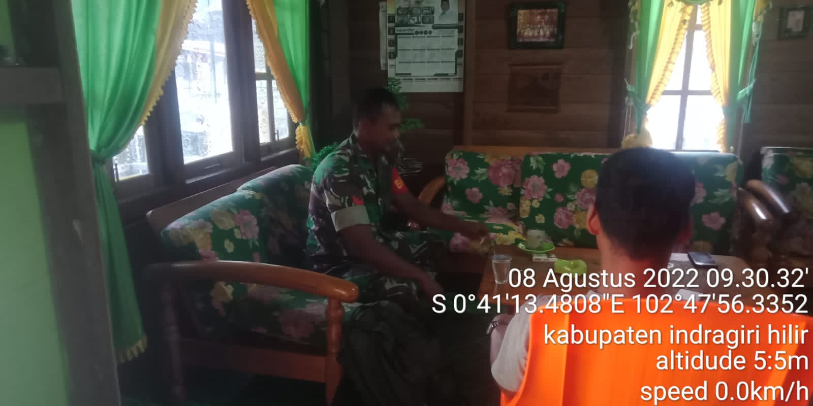 Koptu Setiawan H Laksanakan Komsos Di Daerah Binaan