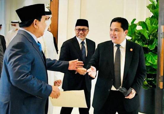 Prabowo-Erick Thohir DInilai Duet Ideal Saling Berbagi Peran