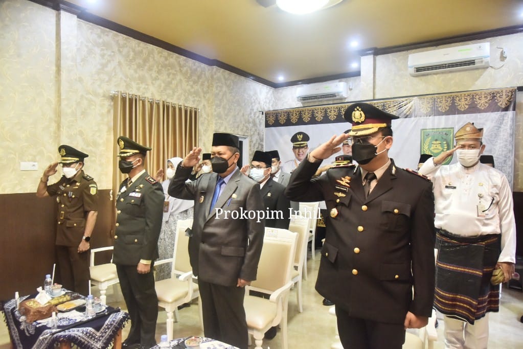 Pemkab Bersama Forkopimda Inhil Ikuti Peringatan Hari Kesaktian Pancasila Secara Virtual
