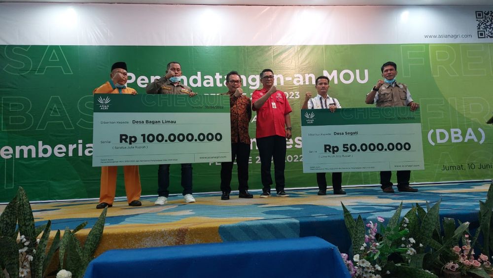 Desa Bebas Api di Pelalawan Terima Reward Ratusan Juta