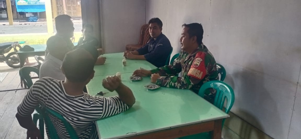 Bersama Warga Binaan, Babinsa 05/Gas Sertu Guntur Laksanakan Komsos