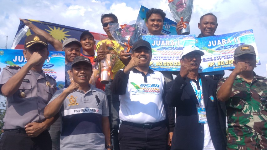 Podsi Kota Bekasi Raih Juara Pertama di Iven Siak Internasional Serindit Boat Race Siak 2019