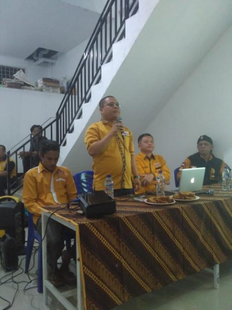 Cutra Andika SH Sambut Kehadiran Sekretaris DPD Hanura Riau