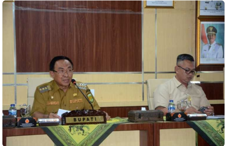 Bupati HM WARDAN Instruksikan Disdik Inhil Bawa Surat Usulan Permohonan Perubahan Penempatan CPPPK Ke Kemendikbud RI