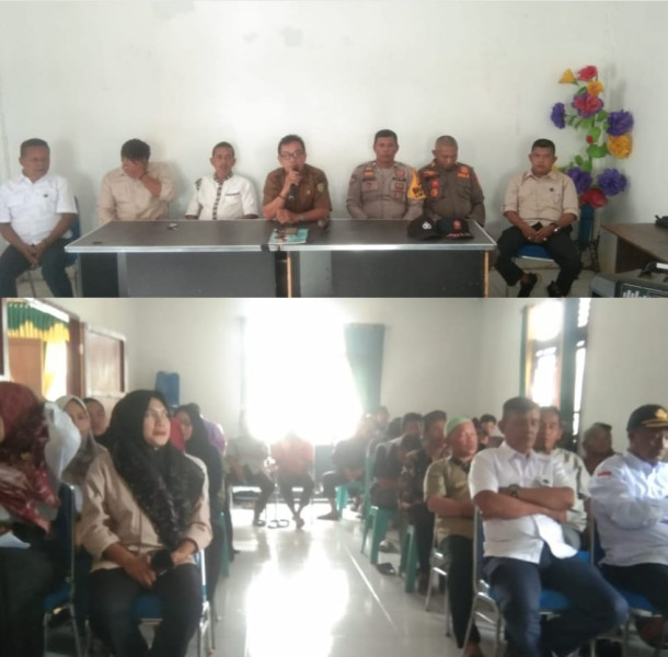 Bhabinkamtibmas Desa Teluk Bayur Aiptu Heriyanto Hadiri Kegiatan Musyawarah Desa