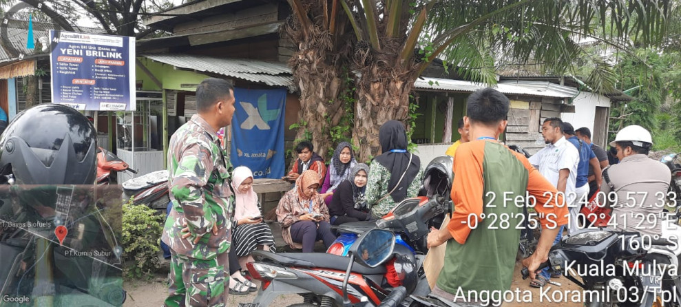 Tinggal Menghitung Hari, Babinsa 03/Tpl Sambangi Warga Ajak Melaksanakan Pemilu Tahun 2024 dengan Damai