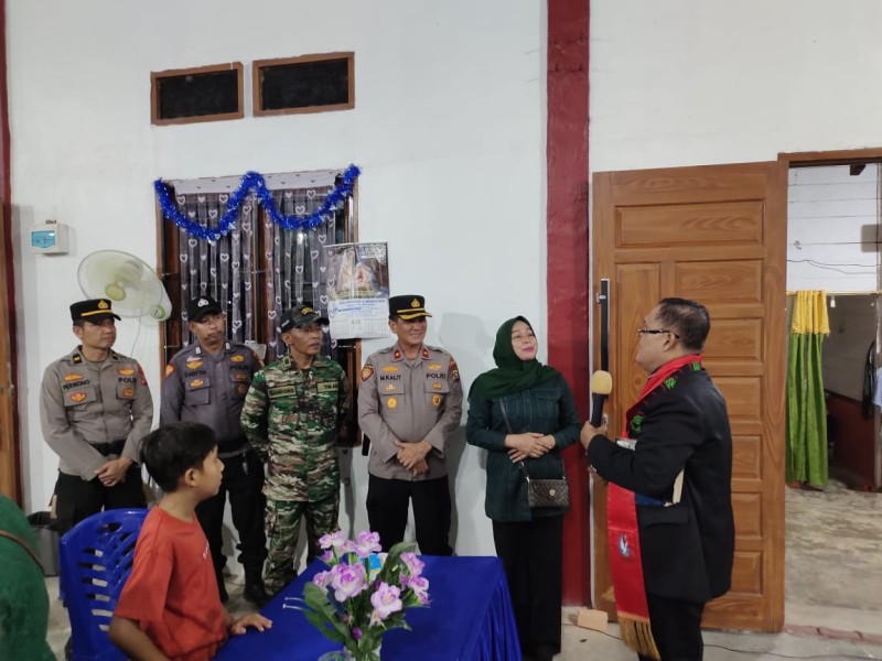 Forkopicam Laksanakan Patroli dan PAM di Gereja, Masyarakat Kemuning Merayakan Natal dan Tahun Baru dengan Aman dan Nyaman