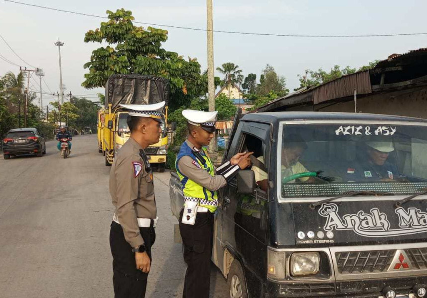 Tujuh Hari Ops Patuh LK 2024, Satlantas Polres Inhu Tindak 360 Pelanggaran