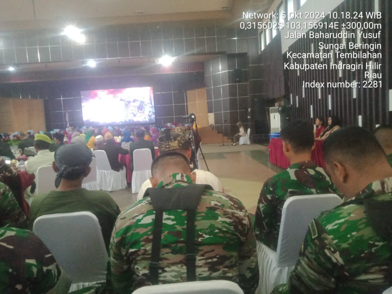 Babinsa Serda Johansah Beserta Rombongan Rayakan HUT TNI Ke-79 Tahun di Makodim