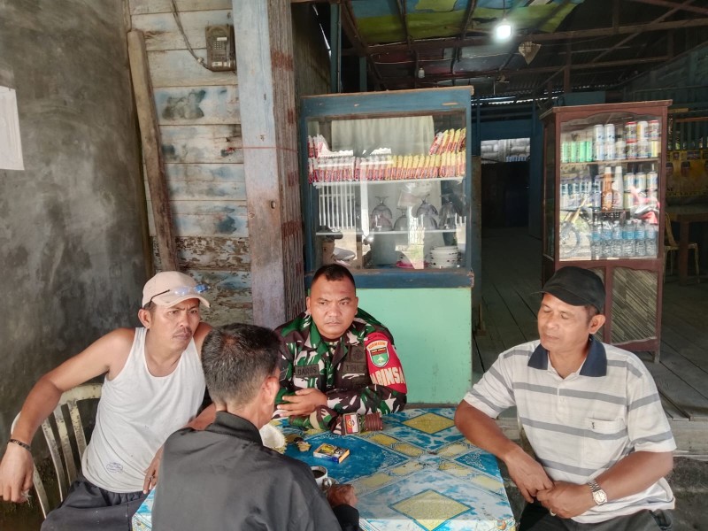 Dengan Pengawasan SDM, Babinsa Serka Ferry Barus Terus Jalin Kebersamaan