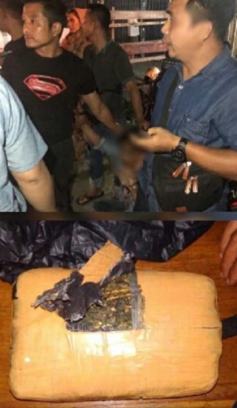 Bawa 1 Kilogram Ganja di Jok Sepeda Motor, Pria di Pekanbaru ini Diupah 100 Ribu 