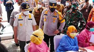 Kapolda Riau : Sebanyak 350 Titik di Riau Lakukan Vaksinasi Massal