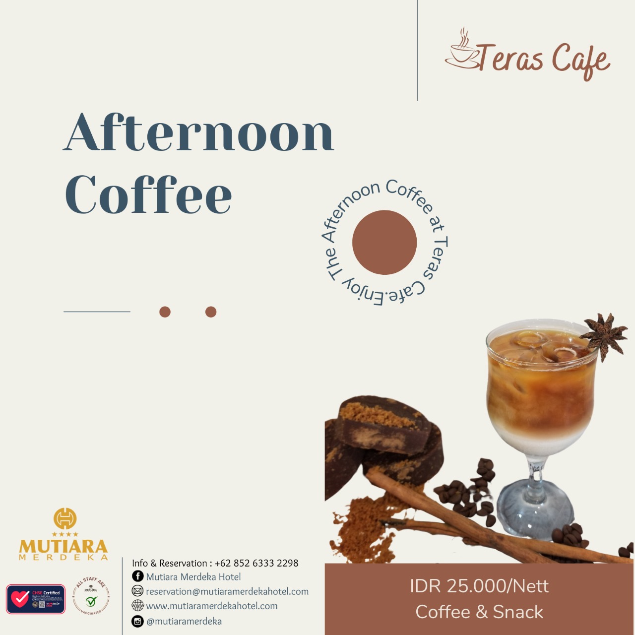 Tempat Ngopi dan Nongkrong Asik, Ya di Afternoon Coffee