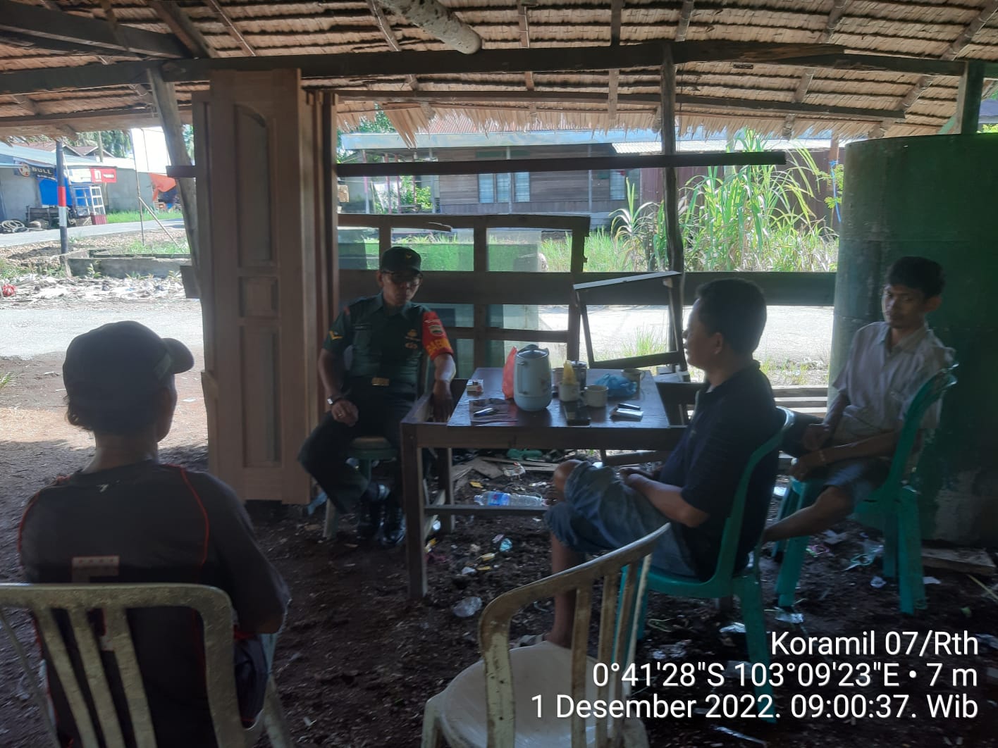 Komsos Bersama Serda Ramli Guna Jalin Hubungan Baik