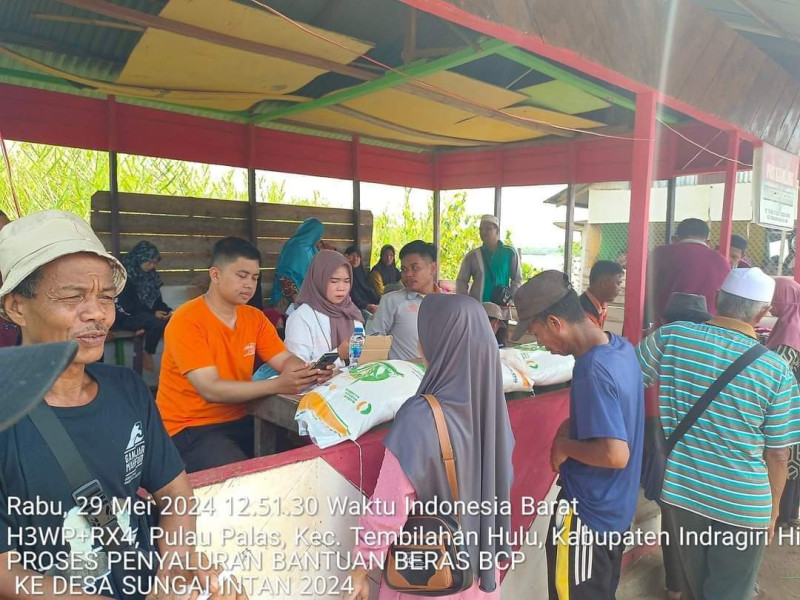 470 KPM Sungai Intan Terima Penyaluran BCP dari Pemerintah