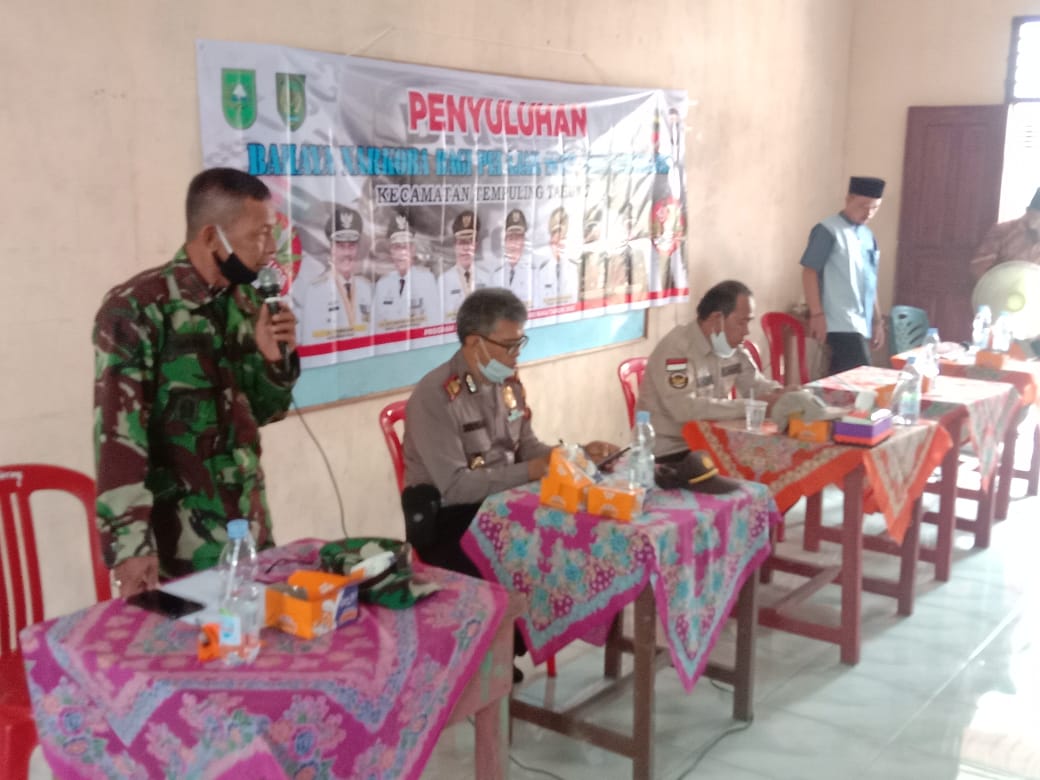 Danramil 03/Tempuling Berikan Penyuluhan Bahaya Narkoba Bagi Pelajar Dikecamatan Tempuling