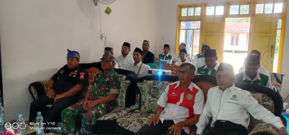 Babinsa 03/Tpl Hadiri Zoom Meeting Rakernas LDII di Desa Pekan Tua