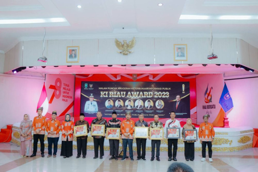 KI Riau Award 2023, Kampar Raih Penghargaan Kabupaten Informatif