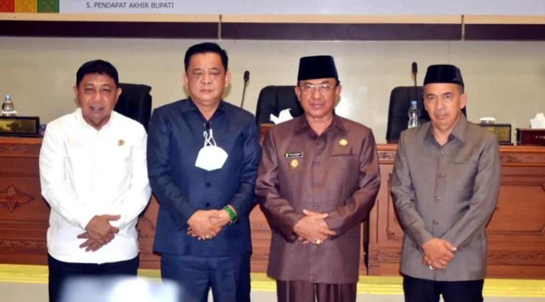 Bupati Hadiri Rapat Paripurna ke-12 Masa Persidangan II Tahun Sidang 2022 DPRD Inhil