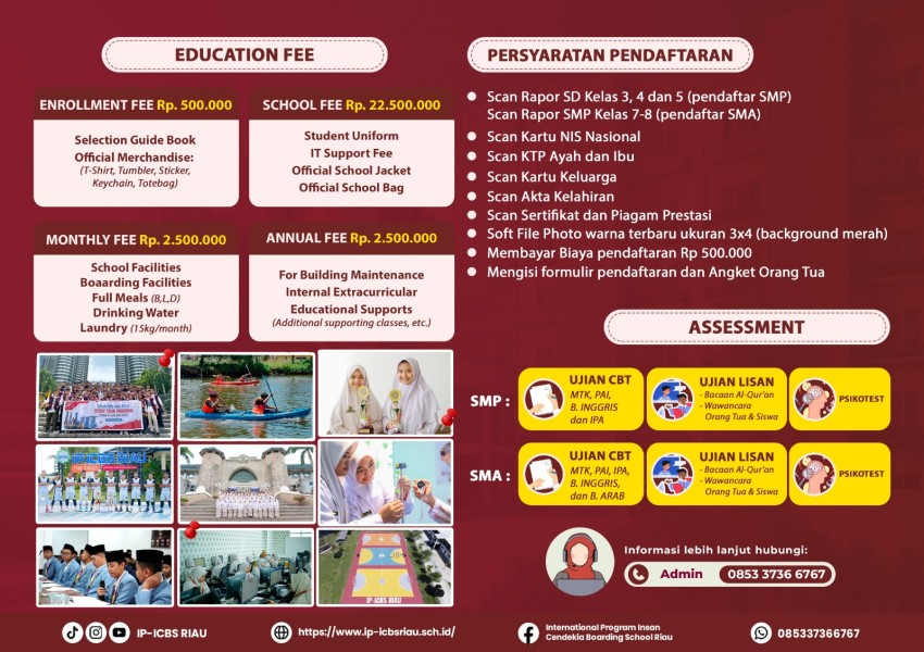 IP ICBS Riau Miliki Komitmen Kuat sebagai Pesantren Modern Berkualitas Internasional