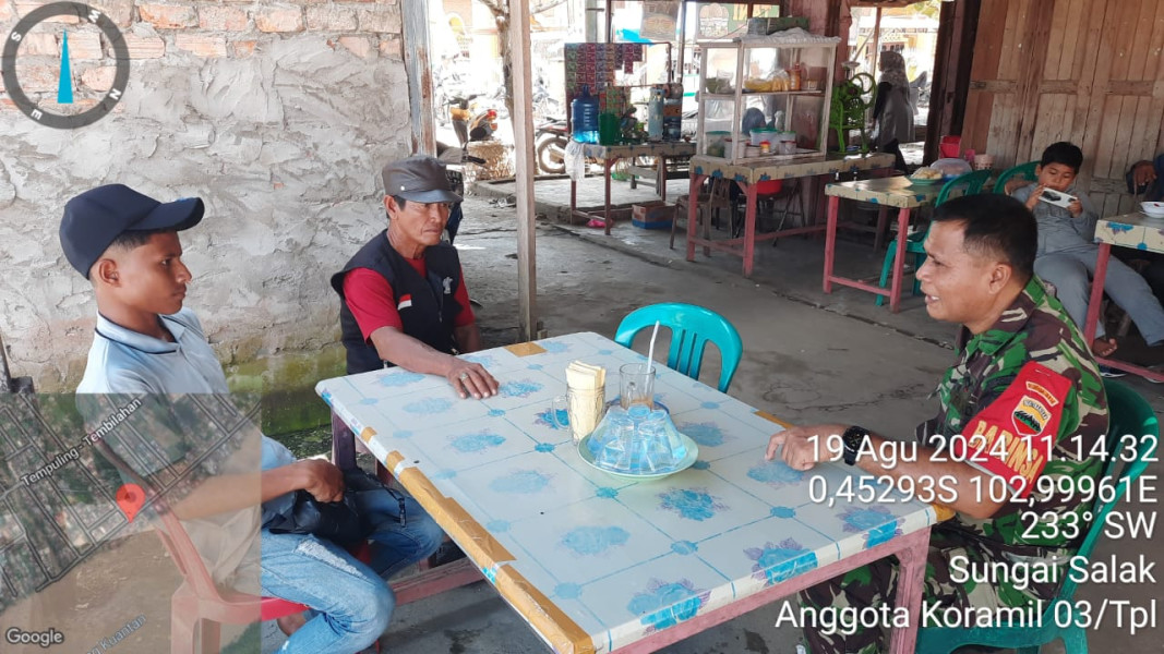 Kegiatan Yang Di Lakukan Berkesinambungan, Babinsa 03/Tpl Komsos Bersama Dengan Mitra Karib