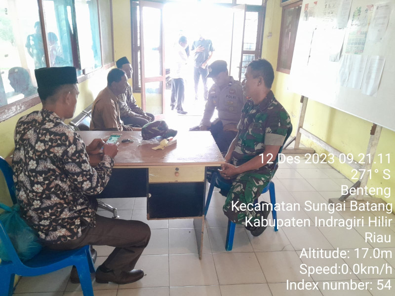 Koramil 07/Reteh Giat Komsos Untuk Wujudkan Tupoksi Binter Berjalan Lancar