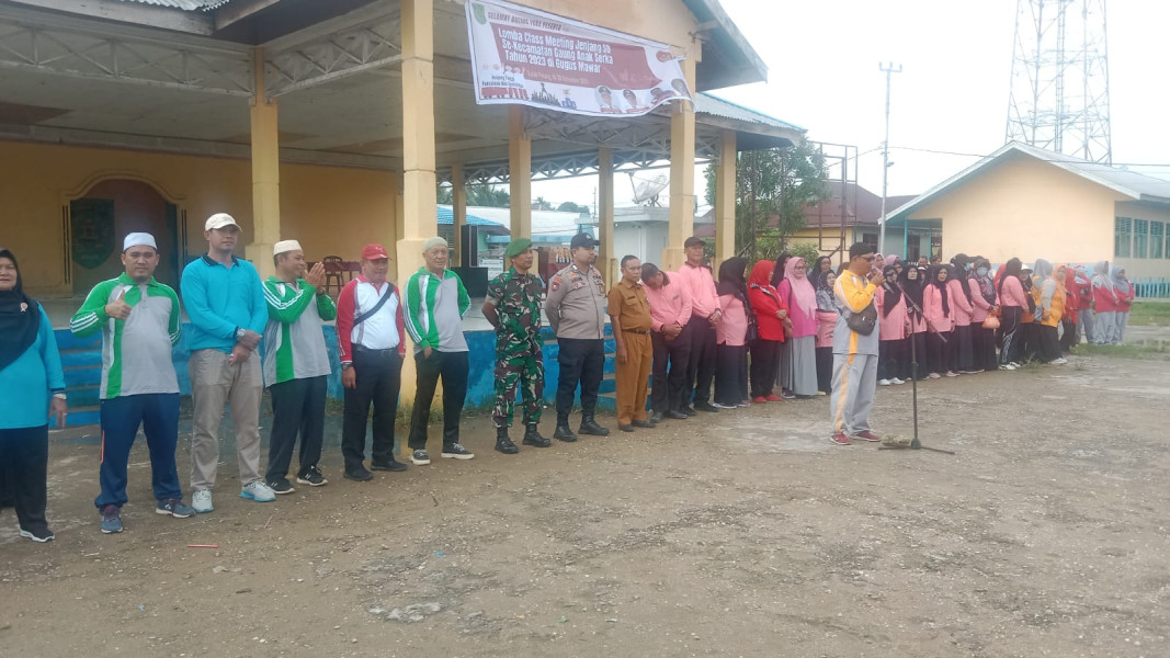 Babinsa 05/Gas Hadir Dalam Kegiatan CLass Meeting SD di Gugus Mawar