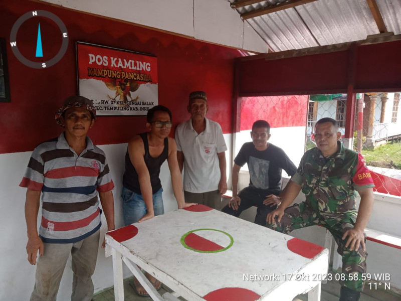 Babinsa Koramil 03/Tpl Serka Faisal Sambangi Tomas dan Toda Kampung Pancasila