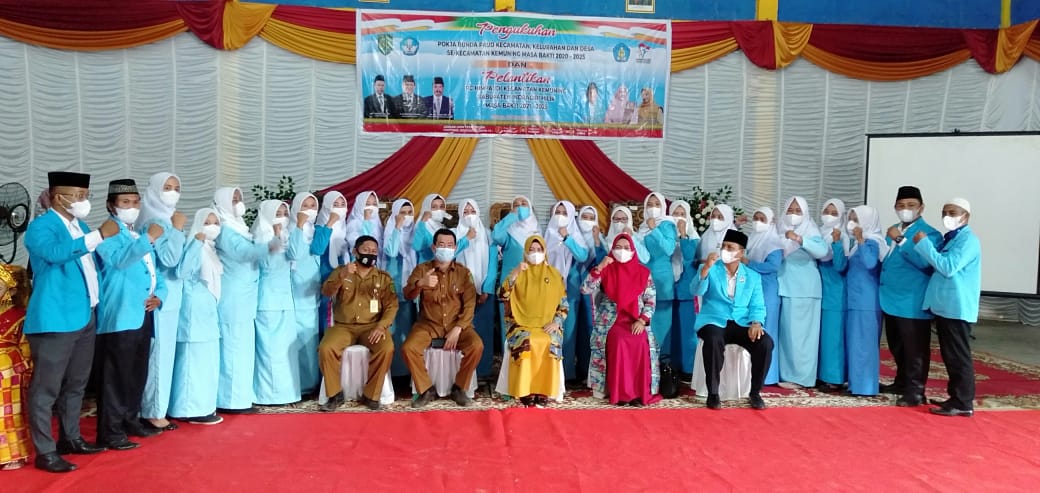 Pelantikan Pokja Bunda PAUD se-Kecamatan Kemuning Dihadiri Kadisdik Inhil dan Bunda PAUD