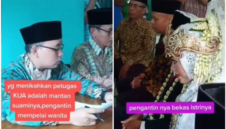 Petugas KUA Nikahkan Mantan Istri dengan Temannya Sendiri, Netizen: Ini Baru Sakit Tapi Tak Berdarah