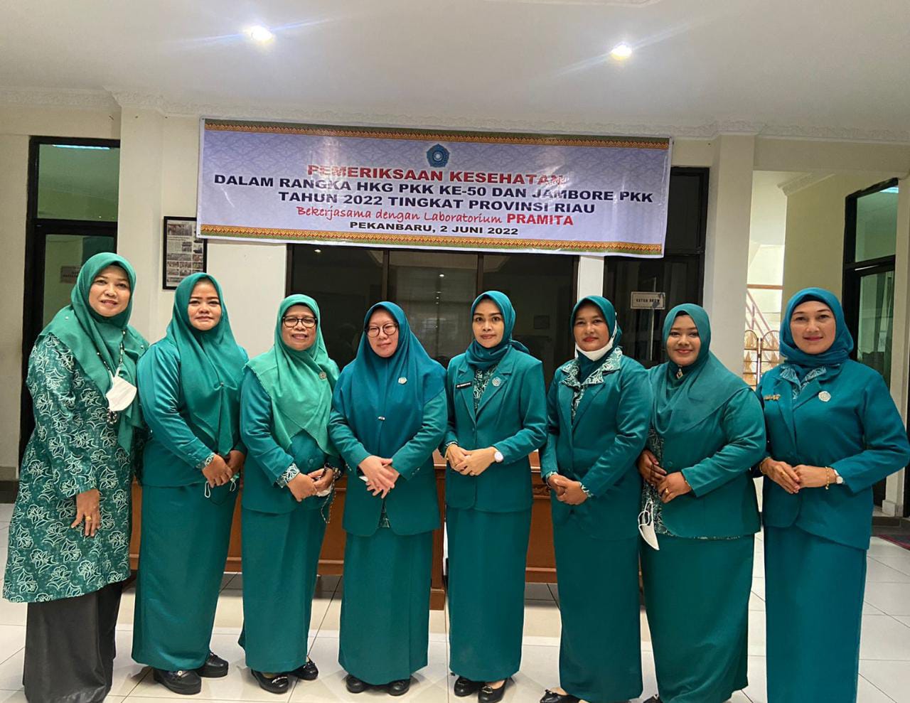 Ketua TP PKK Kabupaten Bengkalis, Ikuti HKG ke-50 Tingkat Provinsi Riau