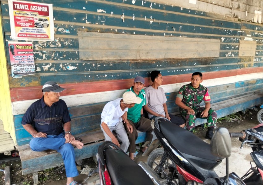 Pengawasan SDM Koramil 07/Reteh Bersama Masyarakat Dorong Kerjasama di Kecamatan Sungai Batang