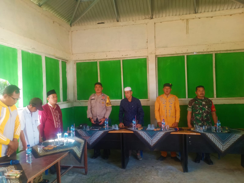 Peringati HUT RI, Danramil 09/Kemuning Hadiri Rapat Pembentukan Panitia