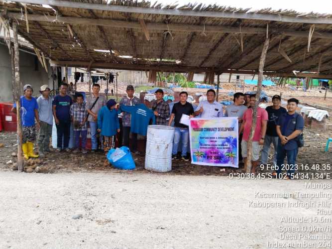 PT SRL Blok VI Distribusikan Tiga Program Community Development di Kabupaten Inhil Secara Beruntun