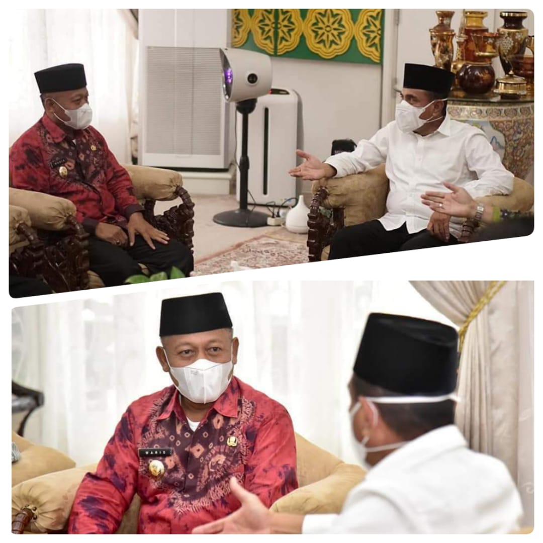 Plt Wali Kota Tanjungbalai Silaturrahmi Bersama Gubernur Sumut