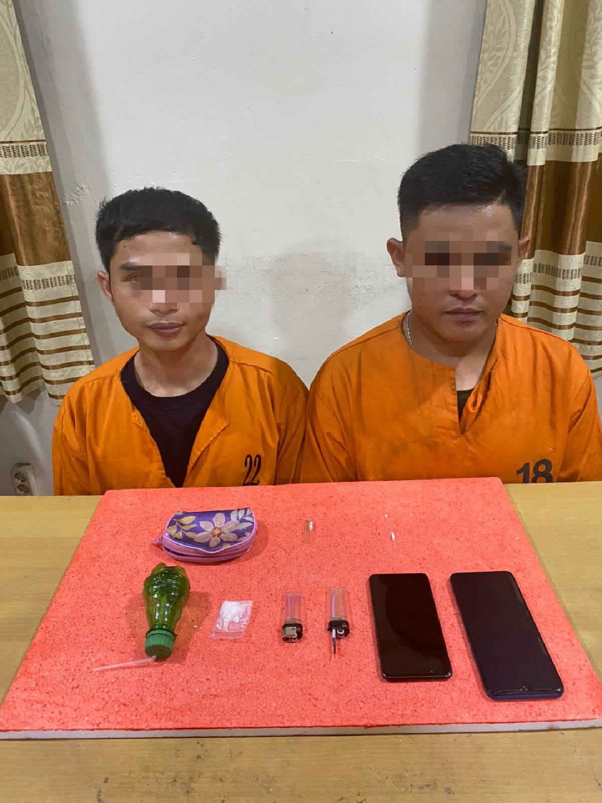 Soal Narkoba, 2 Pemuda Teluk Pinang di Tangkap di Tembilahan