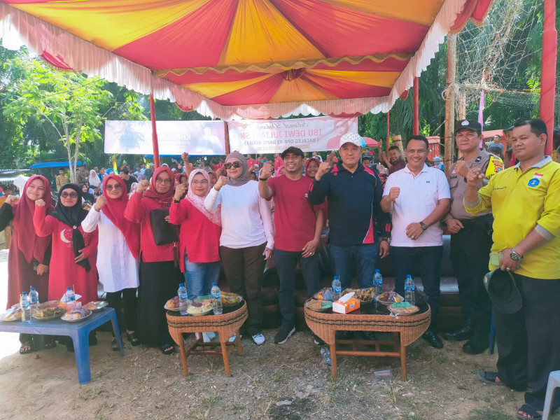 Dewi Juliani Hadiri Pembukaan Turnamen Bola Volley 'Suyadi Cup'