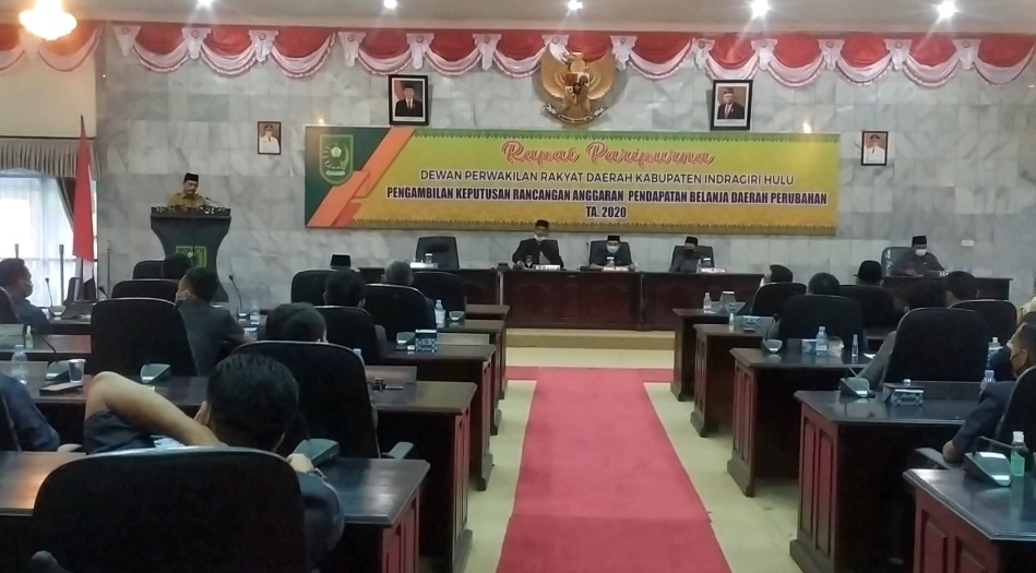 Melalui Voting Terbuka, APBD Perubahan 2020 Kabupaten Inhu Ditolak  Melalui Voting Terbuka, APBD Perubahan 2020 Kabupaten Inhu Ditolak