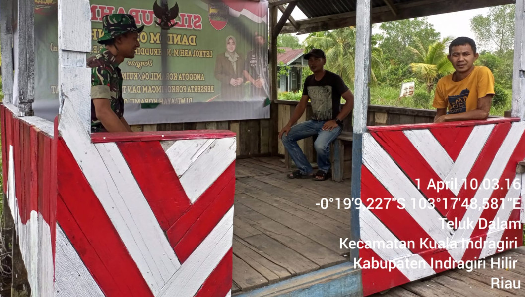 Koramil 04/Kuindra Wujudkan Kepedulian Kepada Warga