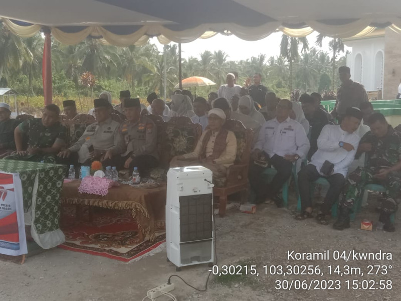 Dandim 0314/Inhil Letkol Inf Fikky Nur Kuncoro Jati, SH.M.Han, Mengikuti Do'a Bersama Lintas Agama Secara Virtual/Zoom Serentak diseluruh Indonesia dan Dipimpin oleh Kapolri.