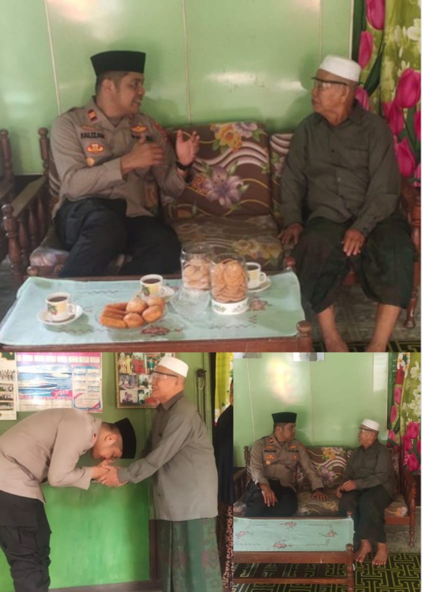 Iptu Fauzan Sambangi Tokoh Masyarakat Kecamatan Gaung Anak Serka, Cooling System Pilkada Serentak 2024