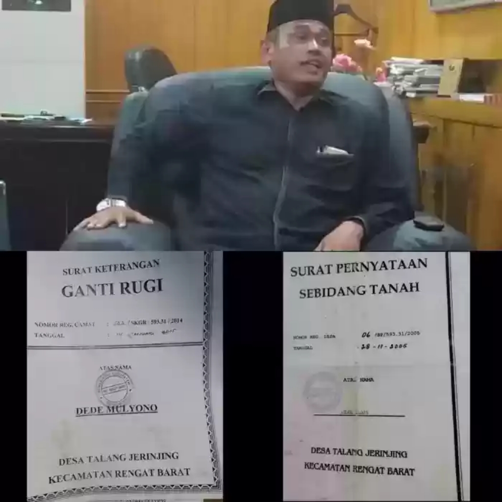 Kades dan Ketua DPRD Inhu Terancam Dipolisikan, Dugaan Manipulasi Kepemilikan Tanah di Talang Jerinj