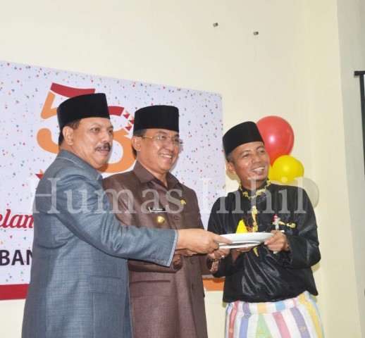Hadiri Syukuran HUT Bank Riau Kepri ke-53,  Bupati Inhil Ucapkan Selamat.  