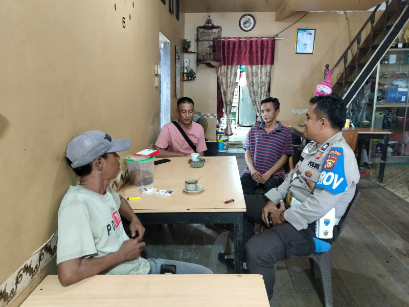 Ciptakan Kondusifitas Jelang Pemilu, Aiptu Dolar Pasaribu, SH Melaksanakan Kegiatan Cooling System