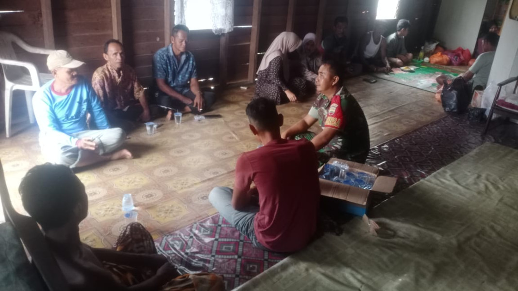 Babinsa Koramil 05/Gas Serda Guntur Bina Komunikasi dengan Warga Binaan