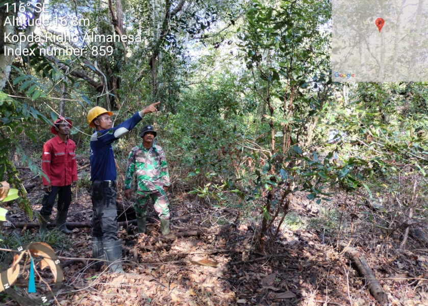 Babinsa Koramil 05/GAS Patroli Di Lahan Terbuka Area PT.MSK