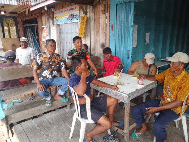 Jika Bepergian, Babinsa Koramil 04/Kuindra Himbau Agar Perhatikan Faktor Keamanan