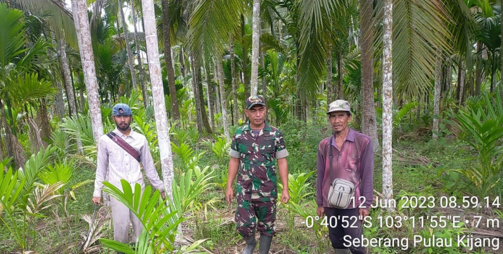 Serda Bendri Terus Gencarkan Patroli Karhutla di Seberang Pulau Kijang