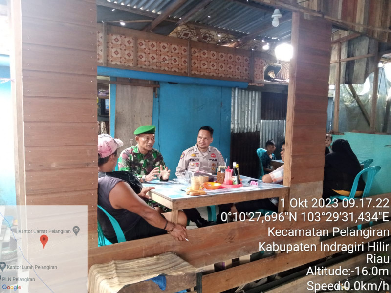 Hadapi Musim Kemarau, Babinsa Koramil 10/Pelangiran Mewaspadai Kebakaran Lahan dan Hutan